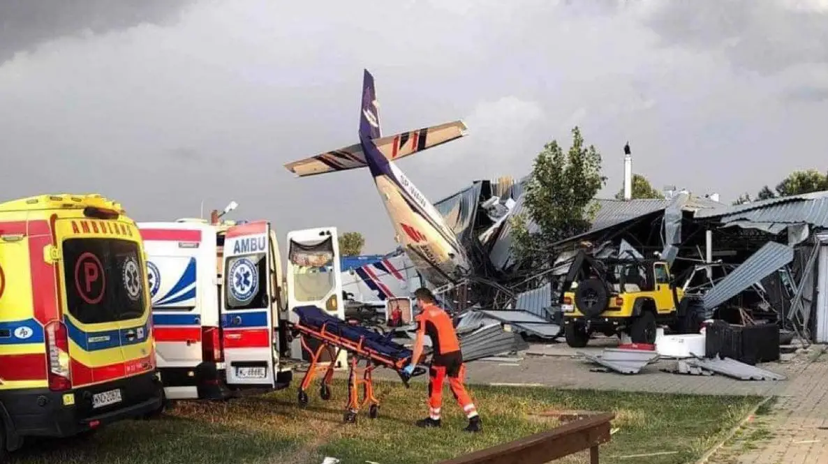 Plane crashed due to bad weather